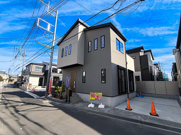 O号棟:見学可能です。分譲地が大きいので工事の進捗が異なります。他にも見学可能な号棟がありますので、お問合せください。