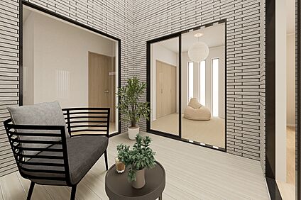 中庭　【完成イメージ】