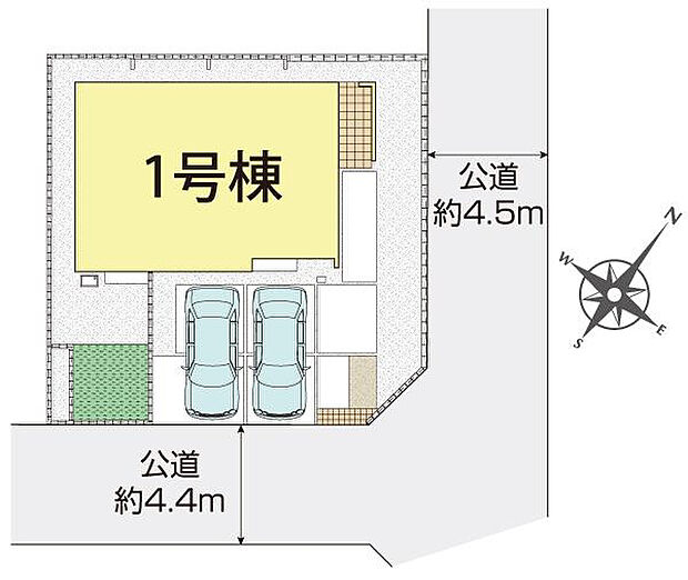 千葉市稲毛区長沼町1棟 区画図