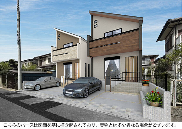 外観完成予想図　仕様等、詳細は東栄住宅　千葉営業所【0120-57-1081】までお問合せください。