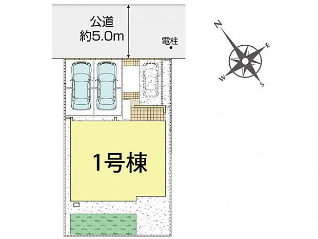四街道市旭ケ丘1丁目2期1棟 区画図