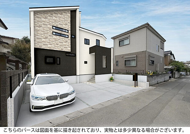 外観完成予想図　仕様等、詳細は東栄住宅　千葉営業所【0120-57-1081】までお問合せください。