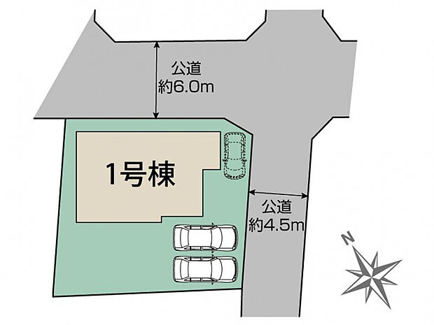 千葉市花見川区宮野木台3丁目1棟 区画図