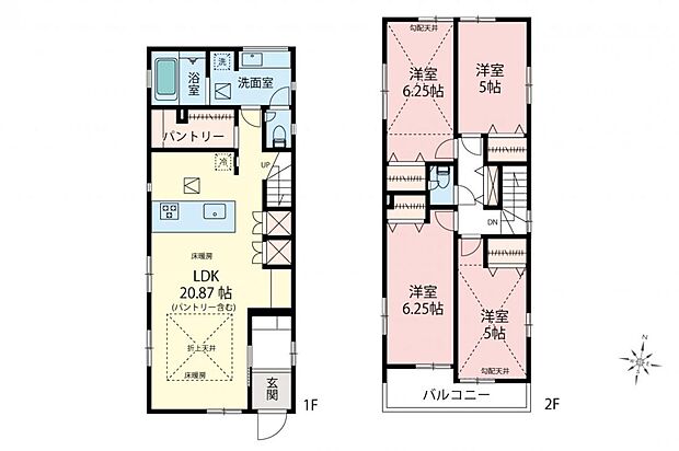 【4LDK】間取り図