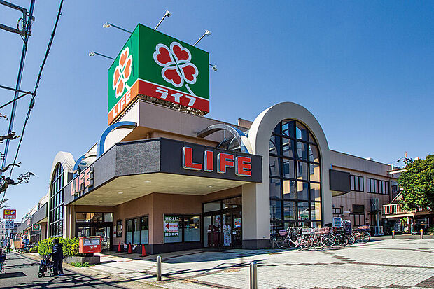 ライフ松戸二十世紀ケ丘店（現地より徒歩14分）