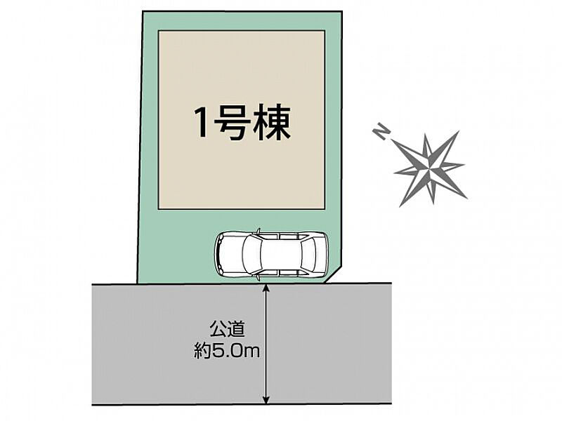 足立区舎人3丁目1棟 区画図