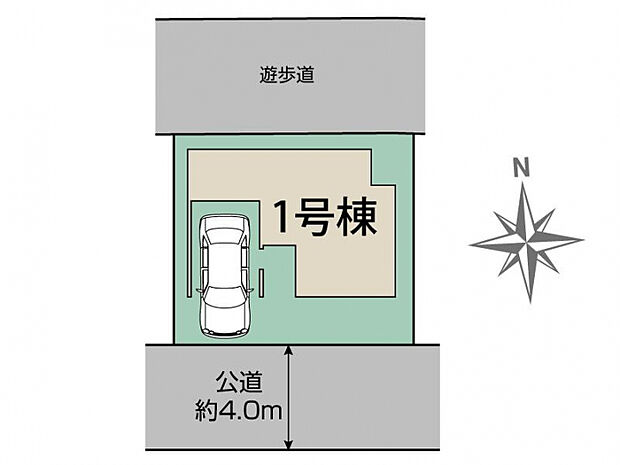 草加市西町1棟 区画図