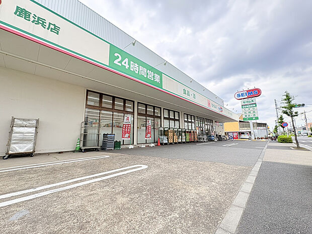 ドラッグセイムス鹿浜店（約290m）