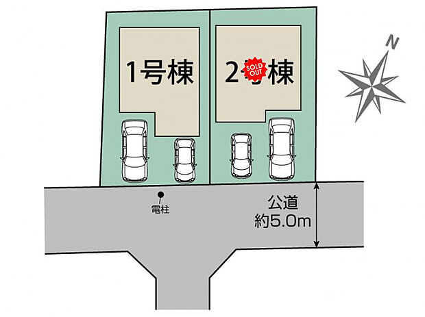 東久留米市幸町4丁目2棟 区画図