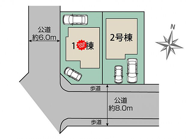 多摩市一ノ宮4丁目2棟 区画図