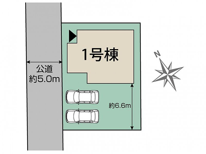 佐倉市中志津6丁目1棟 区画図