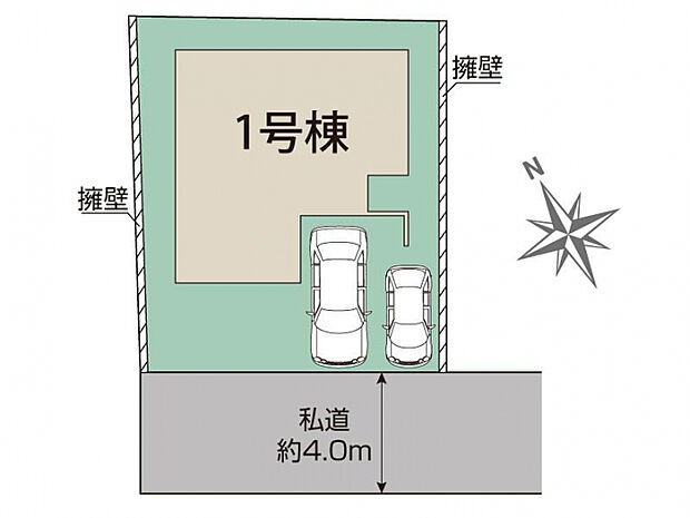 船橋市三山1丁目1棟 区画図