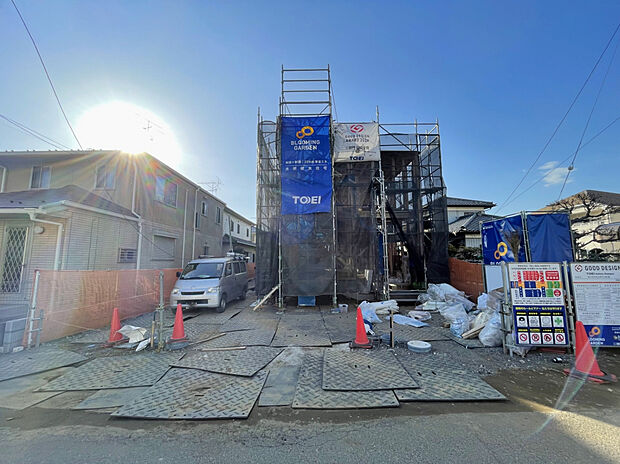 【上棟【2026.2.28撮影】】桜川小学校まで徒歩5分