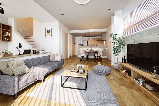 【心地よい暮らしを彩る邸別設計の住まい】
住まう人の想いを受け止め、暮らしの様々な場面を彩る邸別設計のプランニングをご用意しました。素材の質感や機能性で厳選したインテリアも住空間を装います。