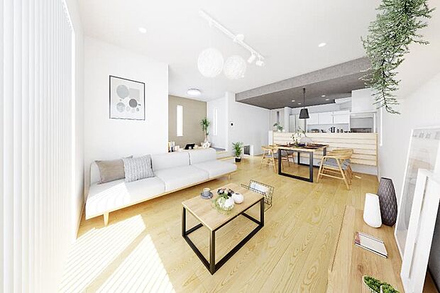 家族の暮らしにフィットする快適な空間のある住まい。