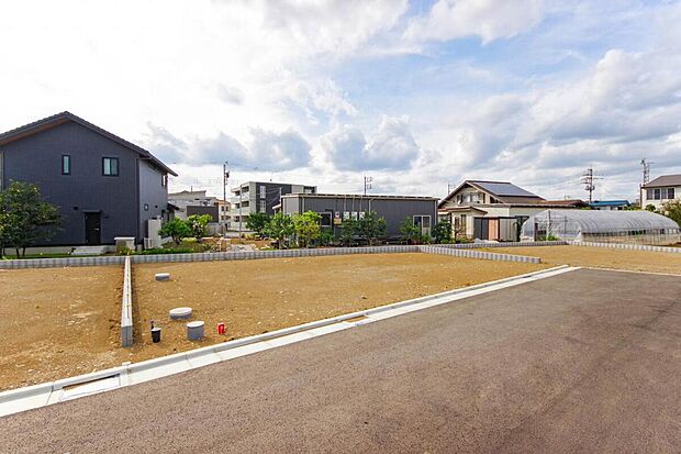 【現地写真】土地面積31.7坪超、駅徒歩8分の住みやすい立地です。