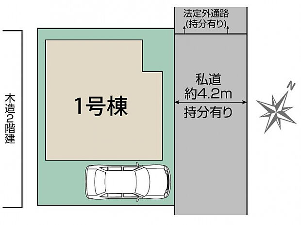 志木市下宗岡4丁目1棟 区画図