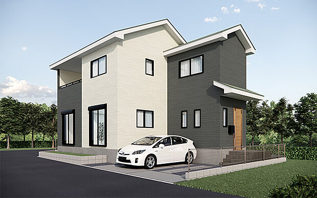 完成予想図：外観（3号棟）