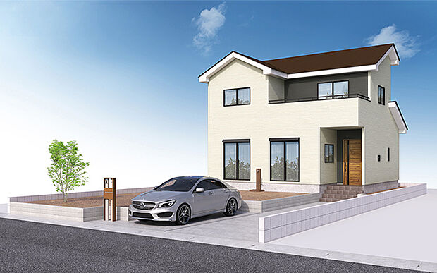 完成予想図:外観(1号棟)