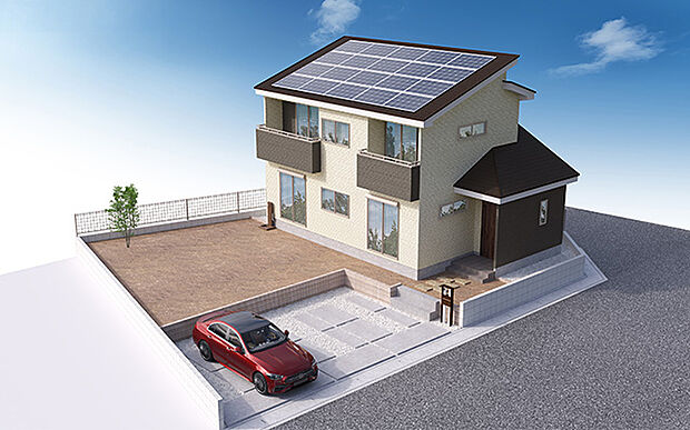 完成予想図:外観(1号棟)