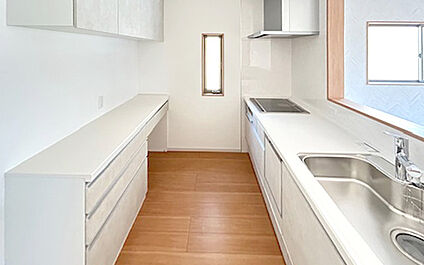 現地写真：キッチン（1号棟）