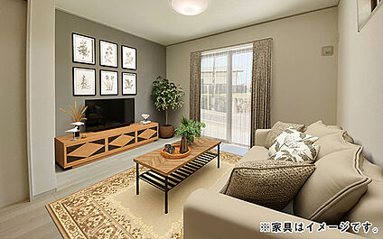 現地写真：LDK（1号棟）