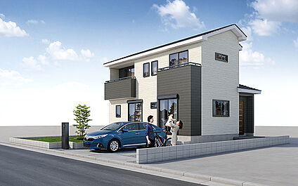 完成予想図：外観（3号棟）