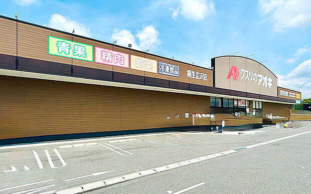 クスリのアオキ桐生広沢店（約550m）