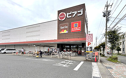 ピアゴ 尾西店 1000m