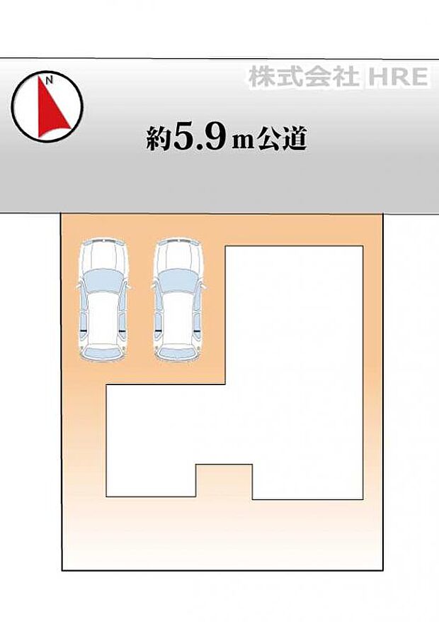 カースペース2台、間取りも敷地もゆとりの限定1棟。