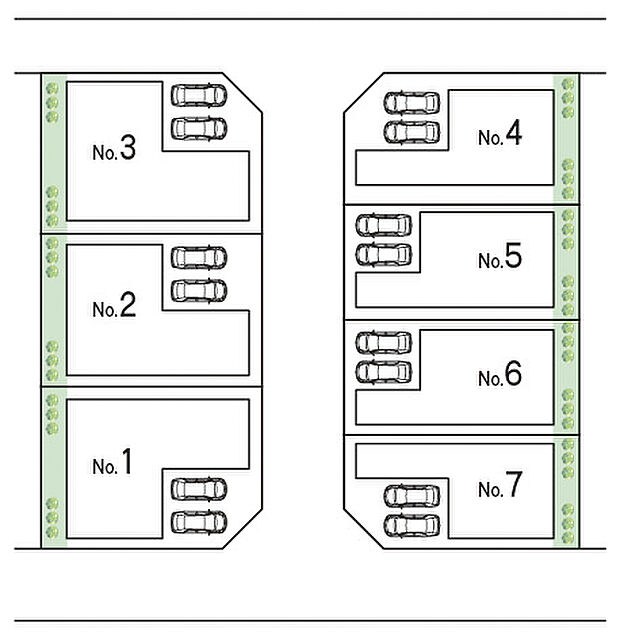 全7区画敷地面積約30坪、最終分譲!!