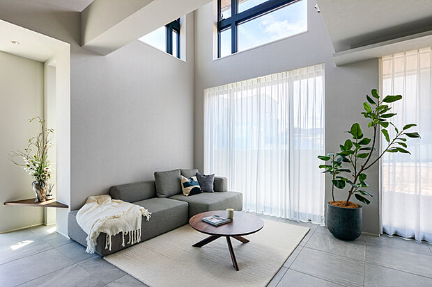 【日進赤池モデルハウス】トヨタホーム都市型モデルハウス ハイユニットで天井高を上げて解放感を