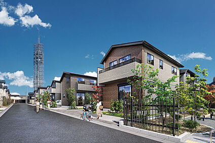 【スタイリッシュなトーンのモダンな佇まい】