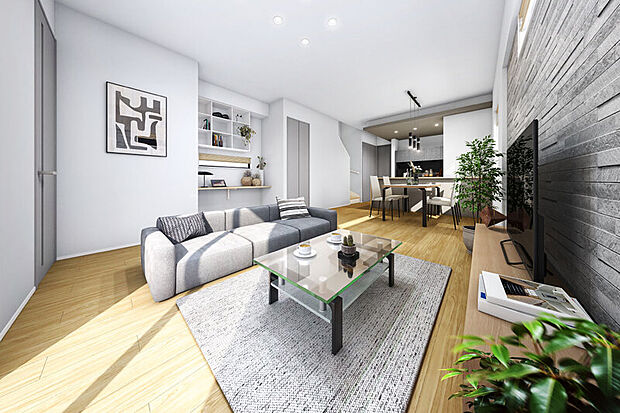 【【豊富なストレージプラン】】十分な収納でストレスなく快適に。空間を上手に整え、心地よく笑顔あふれる豊かな暮らしを叶えます。また、家事を効率化するユーティリティースペースを採用しており、家事ラクを叶える空間設計です。