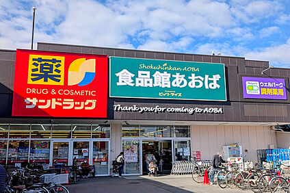 食品館あおば　田無店/サンドラッグ　西東京芝久保店（現地より 約380m