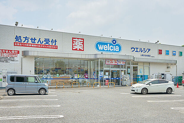 ウエルシア上尾大谷本郷店（現地より徒歩7分）