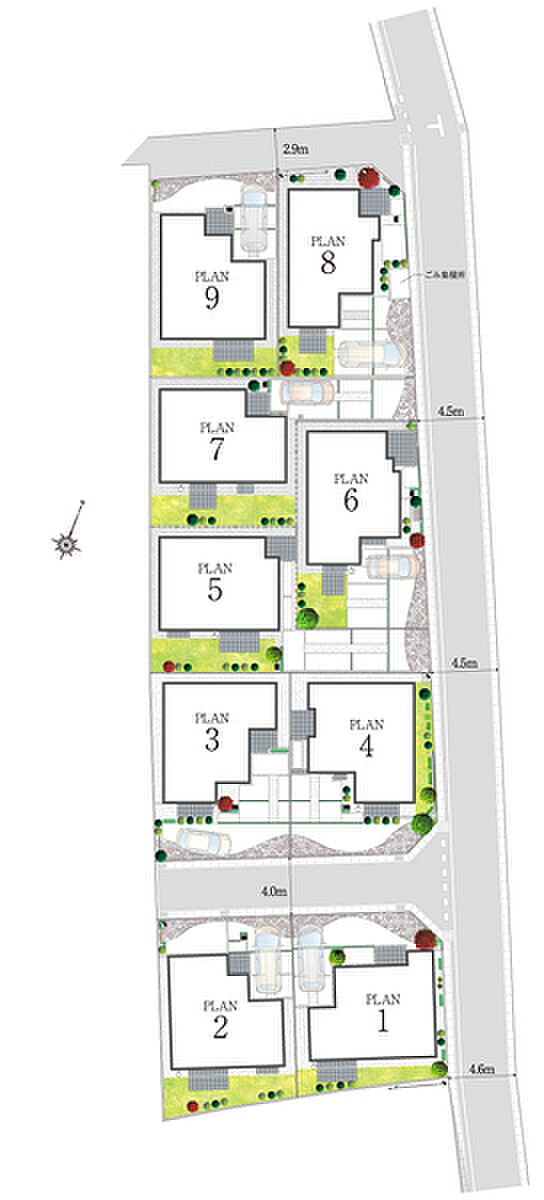 街の中に陽だまり空間を創出したプランニング