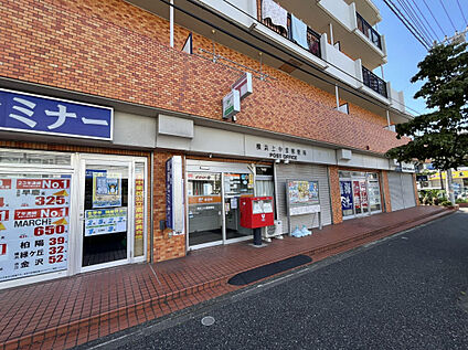 横浜上中里郵便局 624m