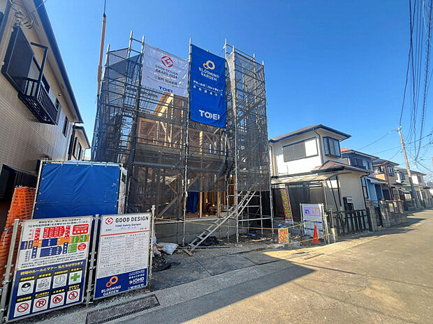 完成が楽しみな物件です。（2026年2月21日撮影）　