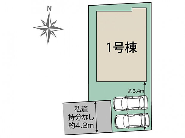 茅ヶ崎市柳島1丁目1棟 区画図