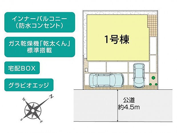 相模原市南区東大沼4丁目1棟 区画図