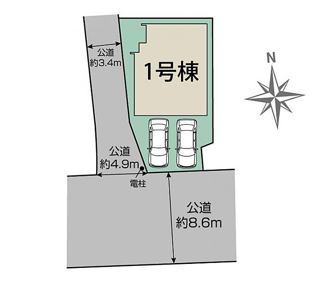 茅ヶ崎市西久保1棟　区画図