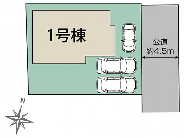 平塚市ふじみ野2丁目1棟 区画図