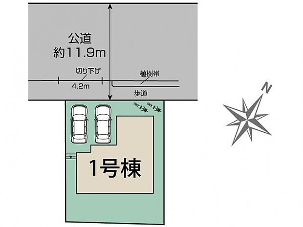 茅ヶ崎市堤2期1棟 区画図