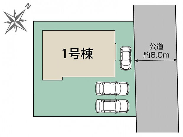 藤沢市遠藤1棟 区画図