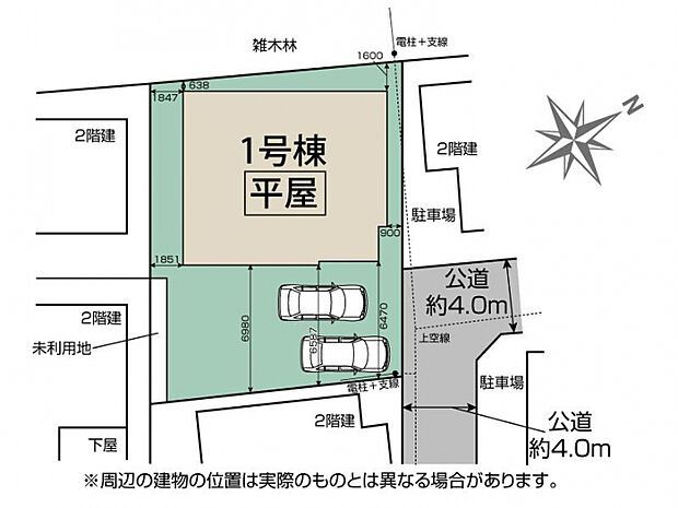 川越市南大塚6丁目1棟 区画図