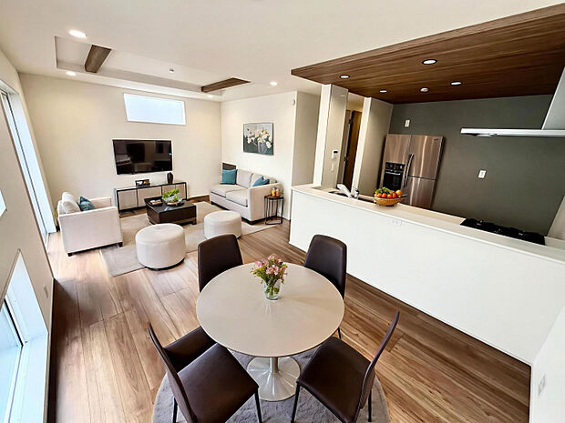 【1号棟】CG加工でお部屋をイメージ。家具付の販売は行っておりません。　