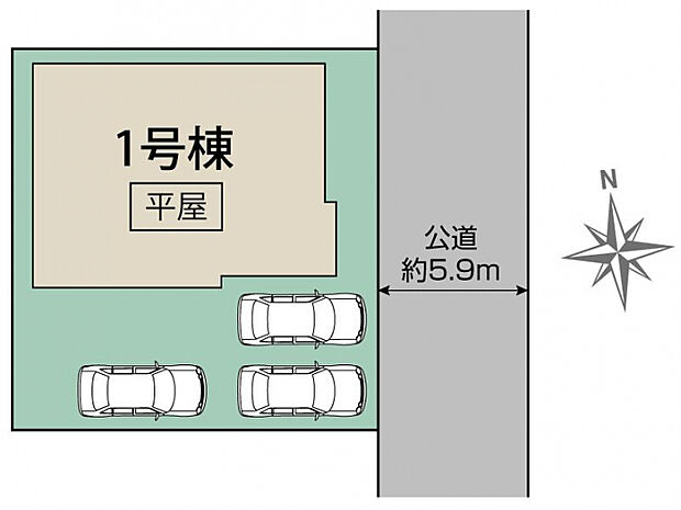 浜松市中央区遠州浜3丁目1棟 区画図