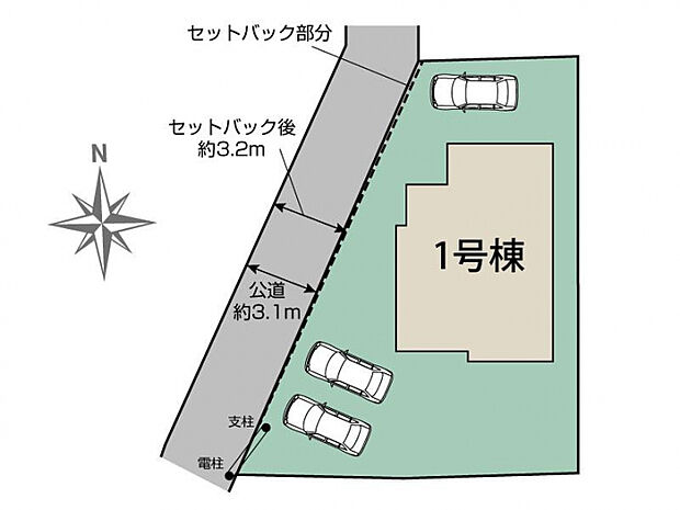 浜松市中央区篠原町1棟 区画図