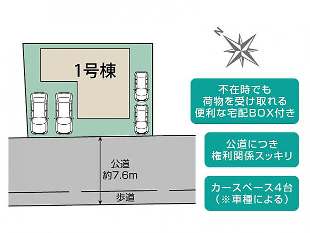 榛原郡吉田町川尻1棟 区画図